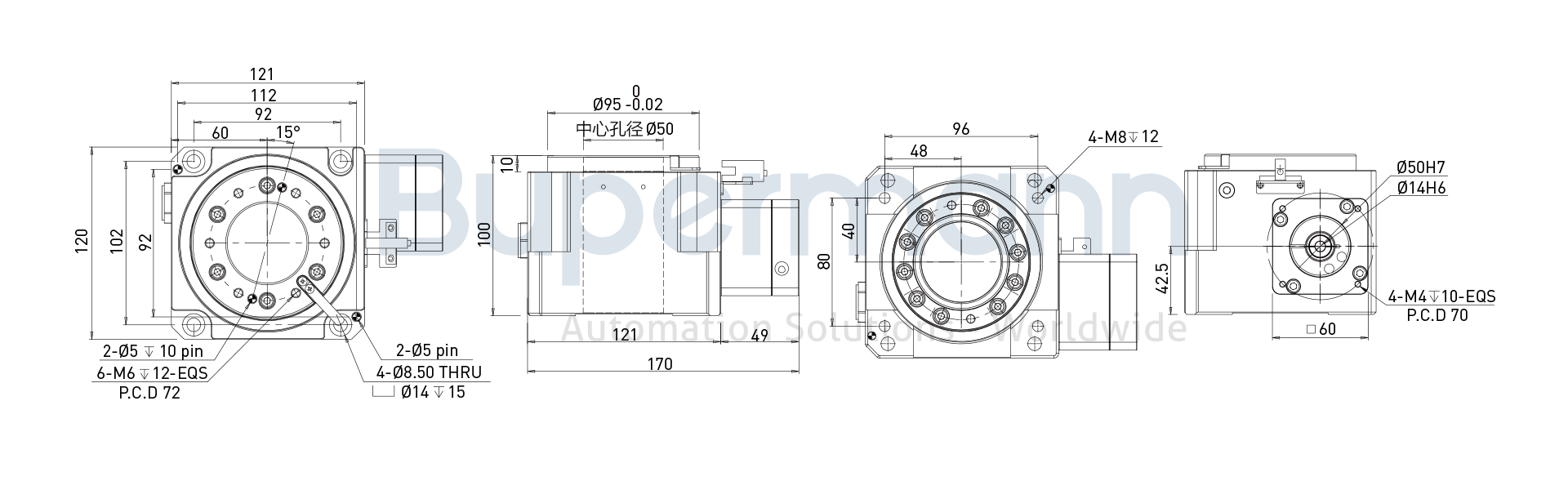 BPHB100H-030-SV海波齿旋转平台安装图纸.png BPHB100H-030-SV海波齿旋转平台安装图纸.png