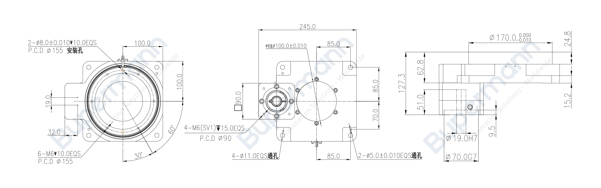 BPHP200中空旋转平台安装图纸.png BPHP200中空旋转平台安装图纸.png